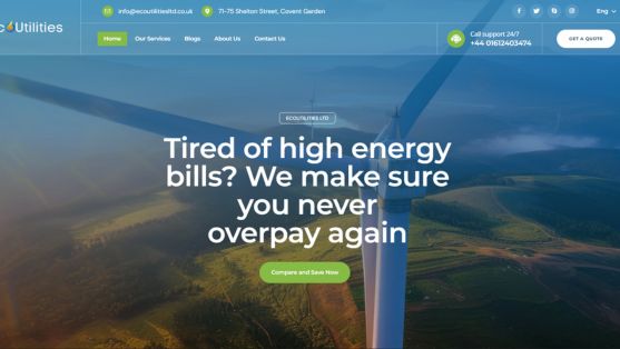 Eco utilities Website Development